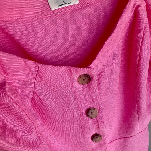 Wilfred Small Pink Linen Blouse - Picture 5 of 5